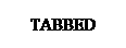 Text Box: TABBED
