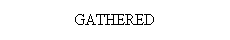 Text Box: GATHERED
