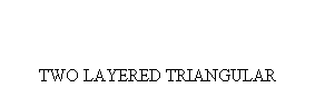 Text Box:  
TWO LAYERED TRIANGULAR
