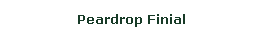 Text Box: Peardrop Finial
